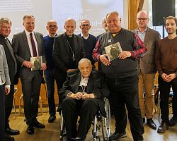 Authors and guests of honor at the presentation of the new Marcel Callo publication on March 22, 2025 in St. Georgen an der Gusen. Authors and guests of honor at the presentation of the new Marcel Callo publication on March 22, 2025 in St. Georgen an der Gusen.