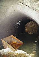 One tunnel of Kellerbau III with granite roof on February 24, 2001 (Source: GMC publication "St. Georgen-Gusen-Mauthausen â Concentration Camp Mauthausen Reconsidered")